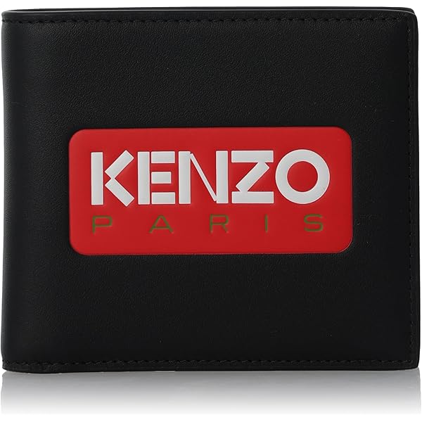Amazon | [ケンゾー] 二つ折り財布 FC65PM503L45 99 ブラック