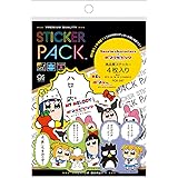 【4枚セット】 ステッカーパック ポプテピピック×サンリオ アソート キャラクターステッカー コラボ アニメ PCK047 gs 公式グッズ