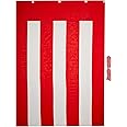 イタミアート 紅白幕 高さ180cm×長さ900cm (5間) テトロンポンジ 紅白ひも付 KH005-05IN