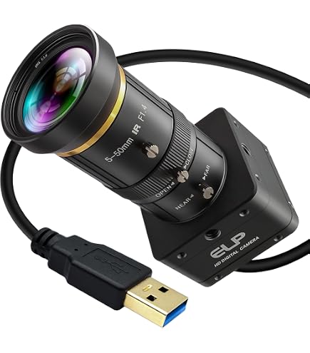 Amazon.co.jp: ELP 5MP 60FPS グローバルシャッター USB3.0 カメラ