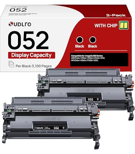 キャノン インクトナー 52個 Amazon.co.jp: 052ブラックトナーカートリッジ 2個パック:Canon 052