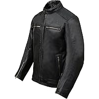 Amazon.co.jp: LIDnM リドム レザー シングルライダース ジャケット L