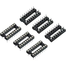(87個)電子部品。ICチップHD6433294M04FV。新品同様。未使用。 Amazon.co.jp: uxcell DIP ICチップソケット アダプター 丸ピン