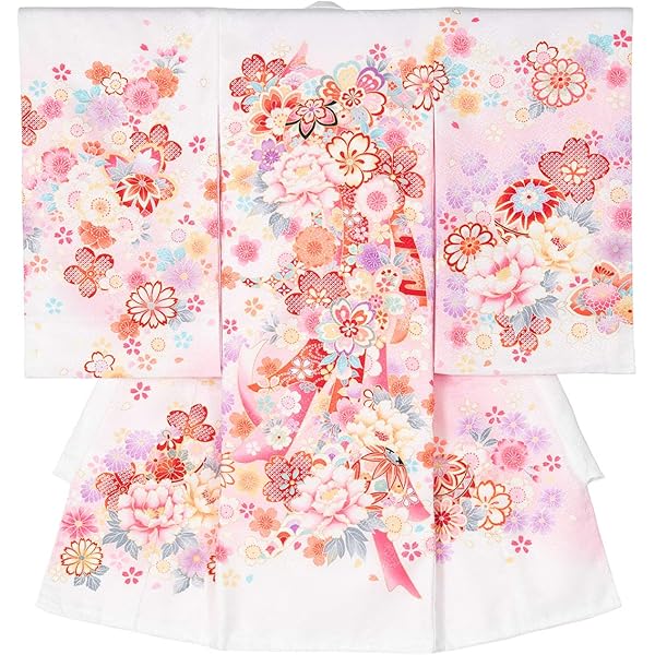 Amazon.co.jp: [あこがれゆめ] お宮参り 女の子 着物 女児祝着 正絹 の