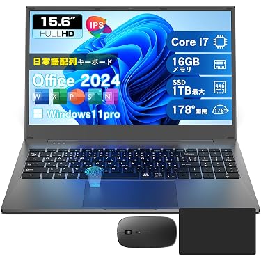 Amazon.co.jp: VETESA ノートパソコンOffice2024搭載 Windows 11 Pro