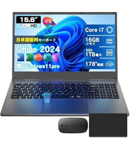 Amazon.co.jp: VETESA ノートパソコン Office 2024搭載 Windows 11 Pro