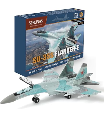 Amazon | SEBUNAS 1:72スケール SU-57戦闘機 クイックビルドモデル