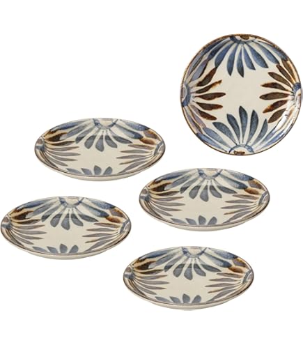 Amazon｜maebata つたぶどう 取皿 5枚揃い 片岡鶴太郎 29680｜小皿