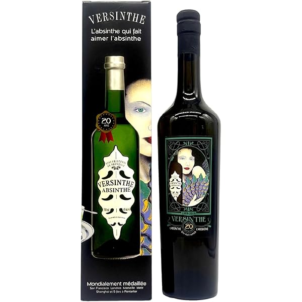 Amazon.co.jp: ヴェルサント アブサン 45度 700ml 20周年記念ボトル