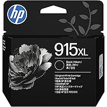Amazon.co.jp: HP 915XL 純正 インクカートリッジ ブラック 黒 増量