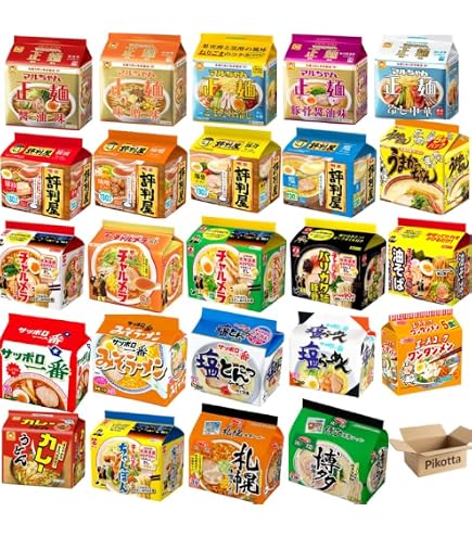 Amazon.co.jp: インスタントラーメン 6種30食 詰め合わせセット : 食品