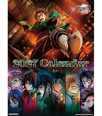 Amazon.co.jp: エンスカイ アニメ「鬼滅の刃」2025年壁掛けカレンダー