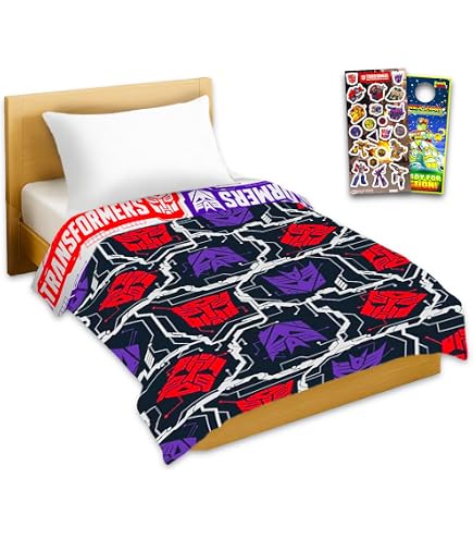 Franco Transformers Optimus Prime Super Soft Comforter and Sheet