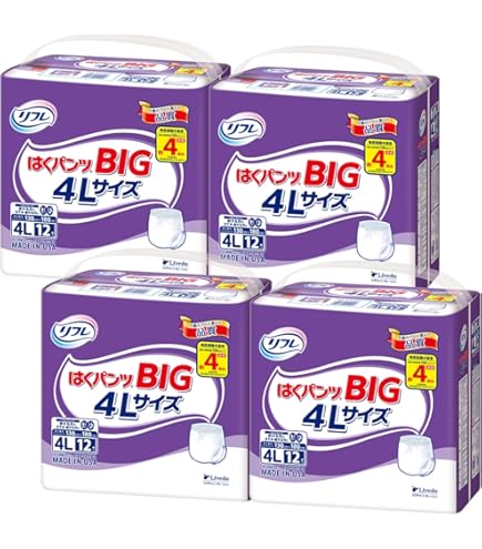 Amazon | リフレ はくパンツ BIG 4Lサイズ リブドゥコーポレーション