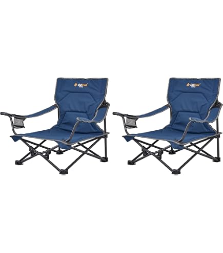 ZXDIN3 Foldable Webbing Retro Lounge Lawn Beach Camp Chair