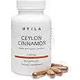 オーガニック シナモンパウダー セイロンシナモン 1カプセルに600mg 60カプセル入り Ceylon Cinnamon Supplement [並行輸入品]