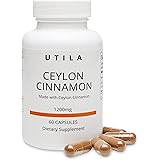 オーガニック シナモンパウダー セイロンシナモン 1カプセルに600mg 60カプセル入り Ceylon Cinnamon Supplement [並行輸入品]