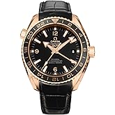 [OMEGA(オメガ)] 腕時計 Seamaster Planet Ocean 600M シーマスター ブラック 文字盤 K18 サファイヤガラス コーアクシャル自動巻 60気圧防水 44MM スイス 時計 腕時計 ブランド 232.63.44.22