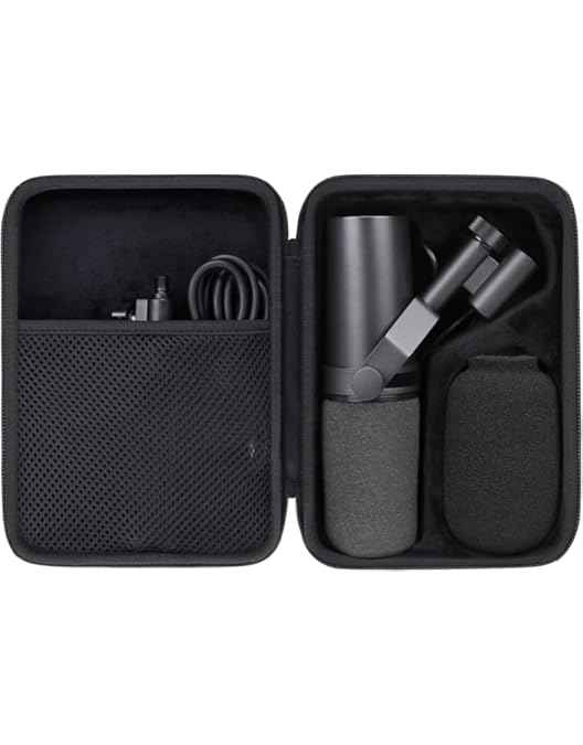 SHURE コンデンサーマイク　収納ケース　ウインドスクリーン付き SHURE コンデンサーマイク 収納ケース ウインドスクリーン付き