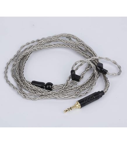 Amazon | 【JSHiFi-Warrior】QDC3.5mmリケーブル 16芯銀メッキ