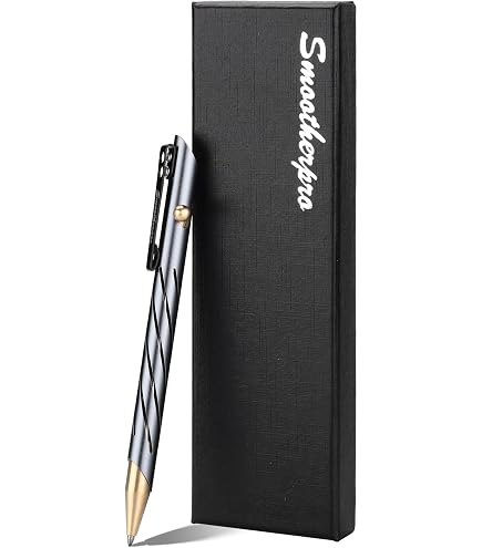 Amazon | SMOOTHERPRO ソリッドブラスボルトアクションペン ステンレス