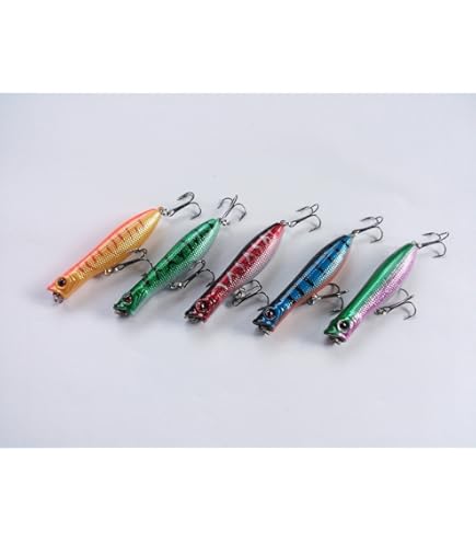 Amazon.co.jp: セミ ルアー トップウォーター 6g 4cm 8色 セット