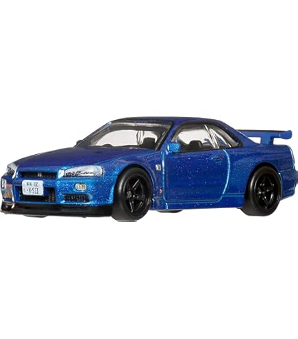 ホットウィール 日産 スカイライン GT-R BNR32 青/黒 日本限定カード