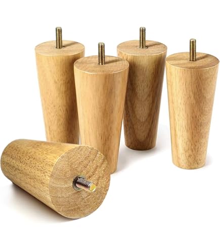 Amazon.co.jp: 4本セット ソファ 脚 8cm 家具脚 木製、テーブル 脚 木