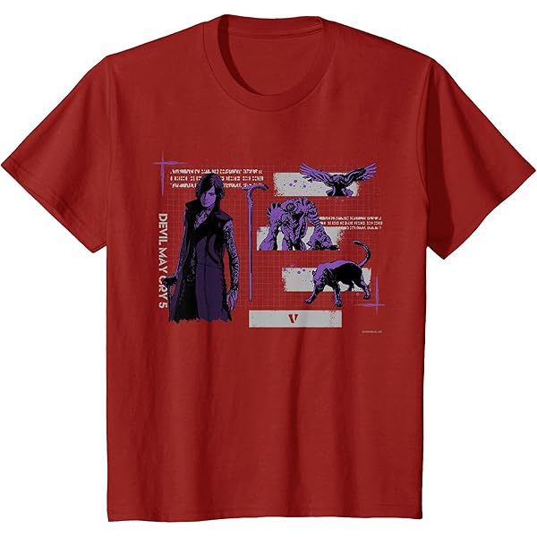 Amazon | Devil May Cry 5 ダンテ Tシャツ | Tシャツ・カットソー 通販