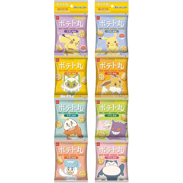 Amazon.co.jp: 【公式】ポテト丸 うすしお味 4連×20袋 | ポケモン