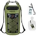 Piscifun Waterproof Dry Bag Backpack 5L Floating Dry Backpack with Waterproof Phone Case for Water Sports - Fishing Boating K