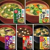 【マルコメ公式】料亭の味 生みそ汁 5種 29食 即席 インスタント 味噌汁 揚げ茄子・あおさ・しじみ・赤だしあおさ(各6食) 野菜(5食)