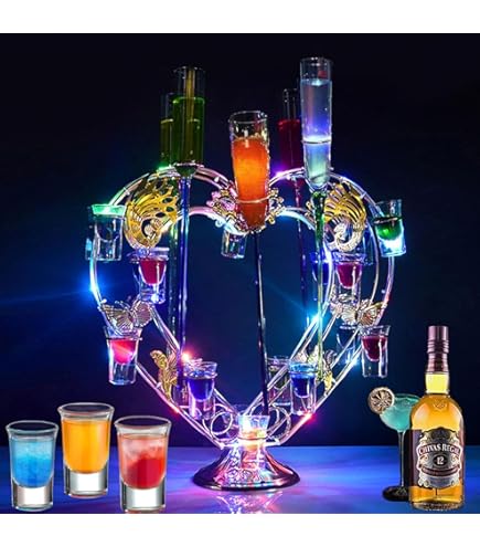 テキーラ観覧車★ホストご用達12ホールLEDリキュールグラス棚リキュールボトル棚 テキーラ観覧車☆ホストご用達12ホールLEDリキュールグラス棚