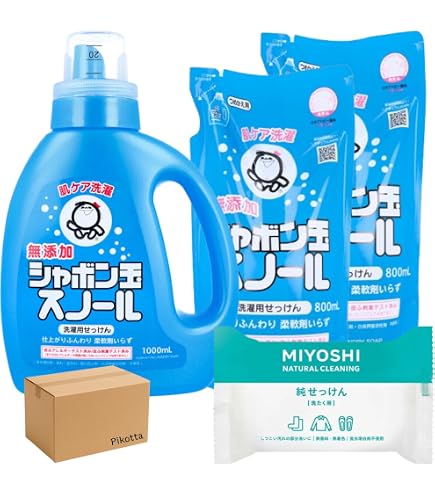 Amazon | シャボン 玉 ス ノ ー ル 石けん 無添加 本体 1000ml + 詰