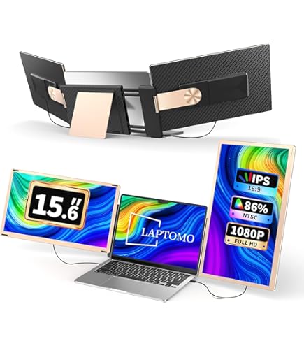 【新品未開封】Laptomo P5 デュアルモニター 15.6インチ FHD Amazon.co.jp: Laptomo P5 デュアルモニター 15.6インチ IPS モバイル