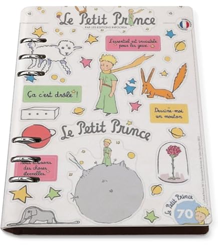 ロルバーン 星の王子さま リングノート ポケット付きメモ L 王子様 Amazon | 【終売限定品】ロルバーン 星の王子さま D：総柄