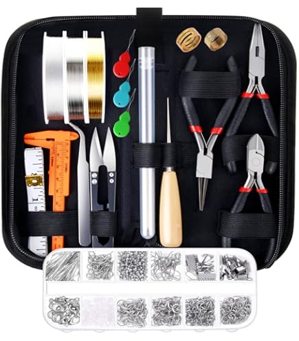 Jewelry Pliers Set, 5pcs Professional Jewelry Pliers Tools Kit Round Bent Nose Beading Making For  Wire Wrapping Cutting With Carry Bag 639be1a58f359009b7c62c4e