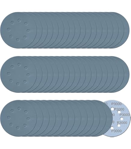 30Pcs 3-Inch Purple Sanding Discs 320 Grit Hook & Loop Aluminum Oxide Sand Paper | UK