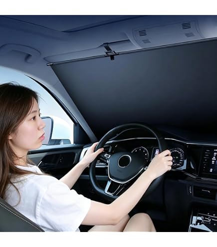 Amazon.co.jp: シンシェード、サンシェード ロール式、車サンシェード
