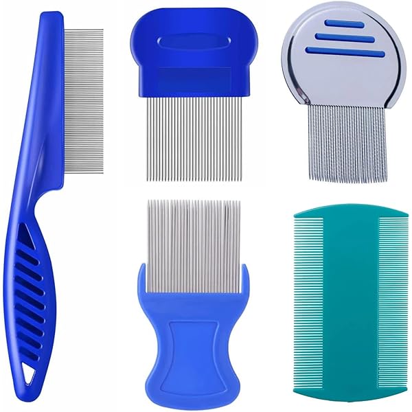 Amazon | 目の細かい櫛、シラミ取り櫛、フケやかゆみを取り除くための