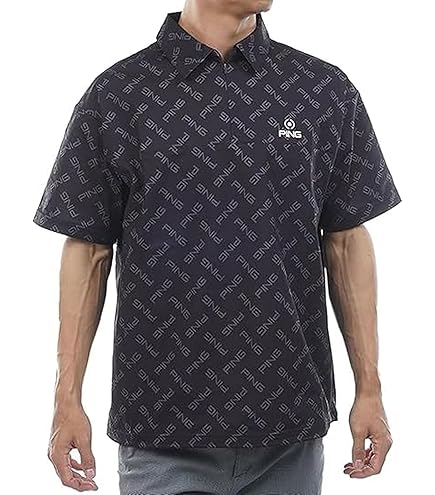 Amazon.co.jp: ピン（PING） ゴルフウェア 半袖 撥水ハーフジップ