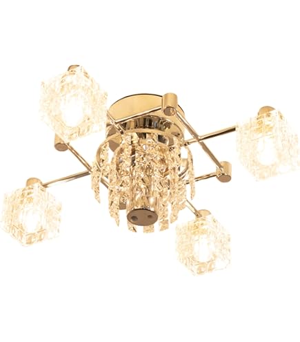 Laci クリスタルシャンデリア 4灯 LED対応 シーリングライト おしゃれ Laci クリスタルシャンデリア 4灯 LED対応 シーリングライト おしゃれ