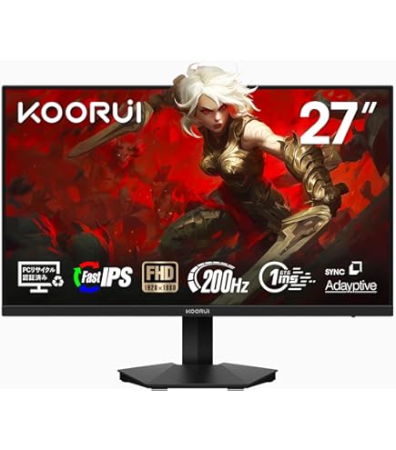 Amazon.co.jp: Acer ゲーミングモニター KG271bmiix 27インチ 応答速度