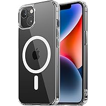 美品　iPhone14 128gb simフリー　Magsafe対応ケース付き magsafe対応 ケース iPhone14 magsafe カバー iPhone 13 クリア