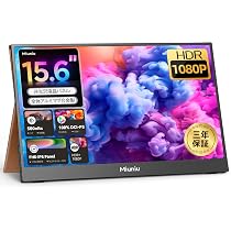 Amazon.co.jp: Miuniu モバイルモニター 15.6インチ 1920x1080 DCI-P3