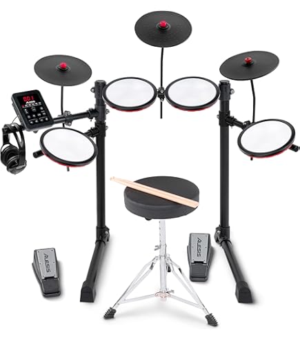 Alesis DM Lite Kit 5-Piece Electronic Drum Set with Collapsible 4 Alesis DM Lite Kit 5-Piece Electronic Drum Set with Collapsible 4