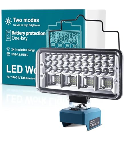 Amazon.co.jp: LED投光器 作業灯 8000LM 超高輝度 ワークライト