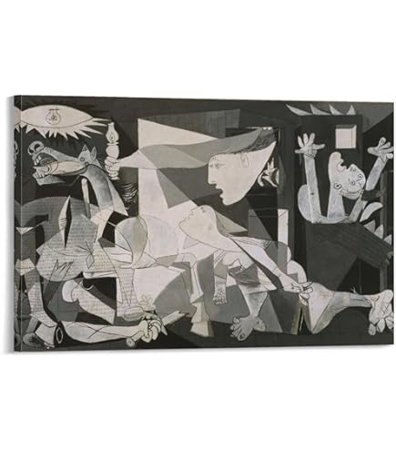 Amazon.co.jp: ゲルニカの有名な絵画ピカソの複製によるアートワーク