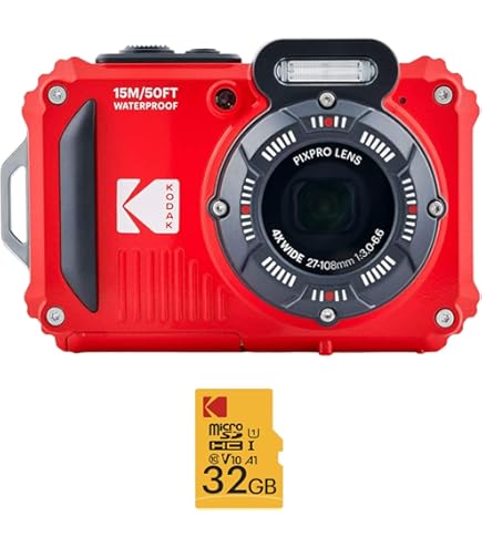 Amazon | Kodak PIXPRO WPZ2 頑丈な防水16MPデジタルカメラ 4倍光学