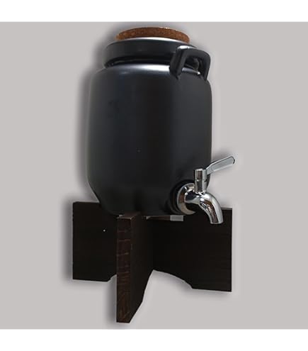 Amazon｜Hogdseirrs ヤマキイカイ 黒市松焼酎サーバー 3L (台付39cm